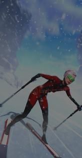 高山滑雪者