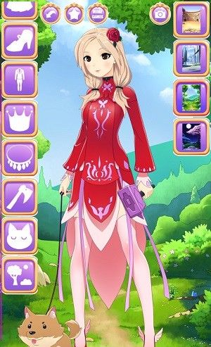 动漫少女幻想装扮