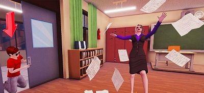 动漫惊悚学校教师3D