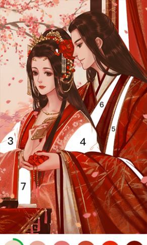 数字填色