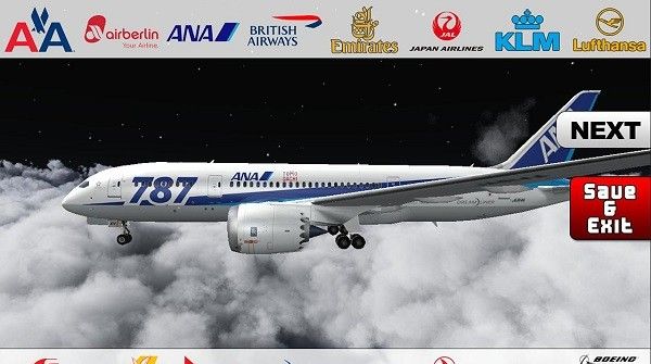 模拟飞行787