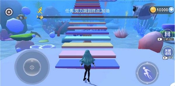 樱花女孩海底跑酷