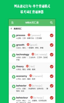 MBA词汇通
