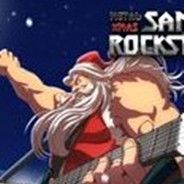 圣诞老人摇滚明星