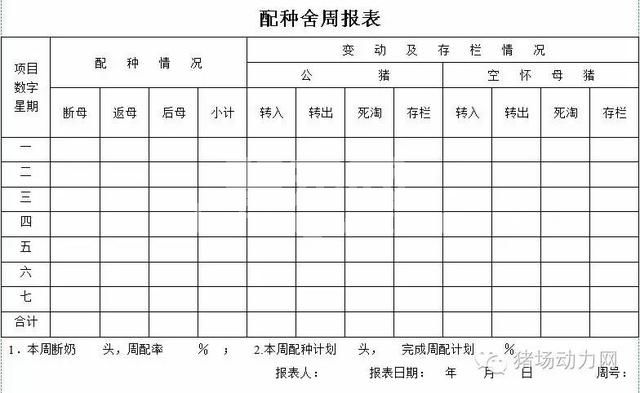 这33个猪场最常用报表，抓紧收藏！