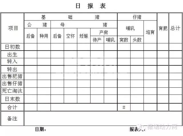 这33个猪场最常用报表，抓紧收藏！