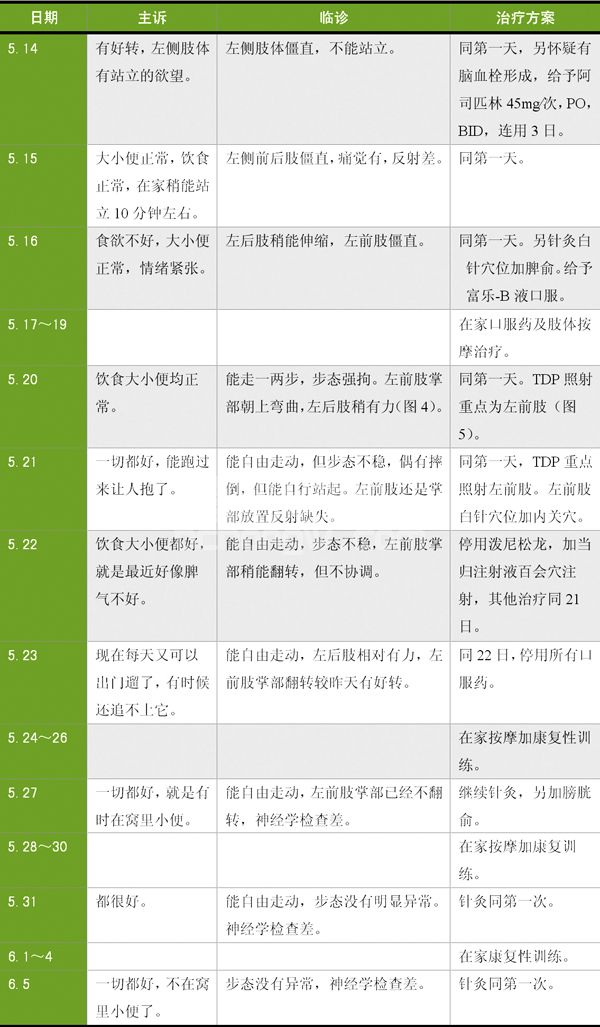 针药结合治愈一例犬偏瘫体会