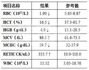 一例犬误食洋葱引起溶血性贫血的病例报告