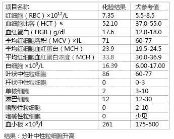 一例犬烟雾吸入性呼吸道损伤的病例分析