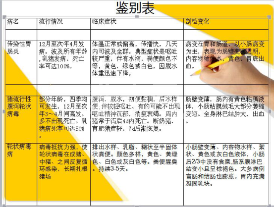猪冬季腹泻的诊断要点、误诊分析与讨论