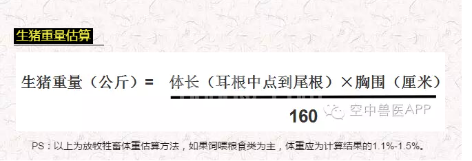 生猪重量估算