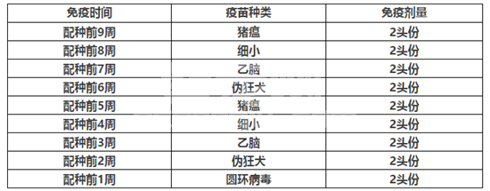 规模化猪场经典免疫程序，仅供参考......