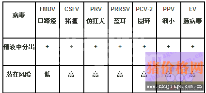 养猪场传播风险较大的几种病毒