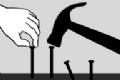 敲钉子logo图