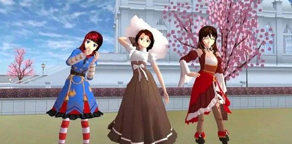 樱花校园闺蜜日常生活
