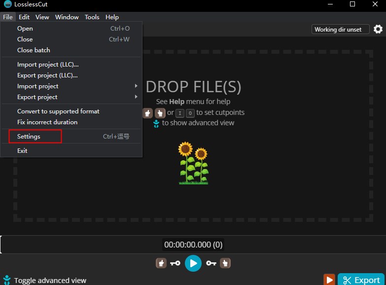 Losslesscut官方版截图